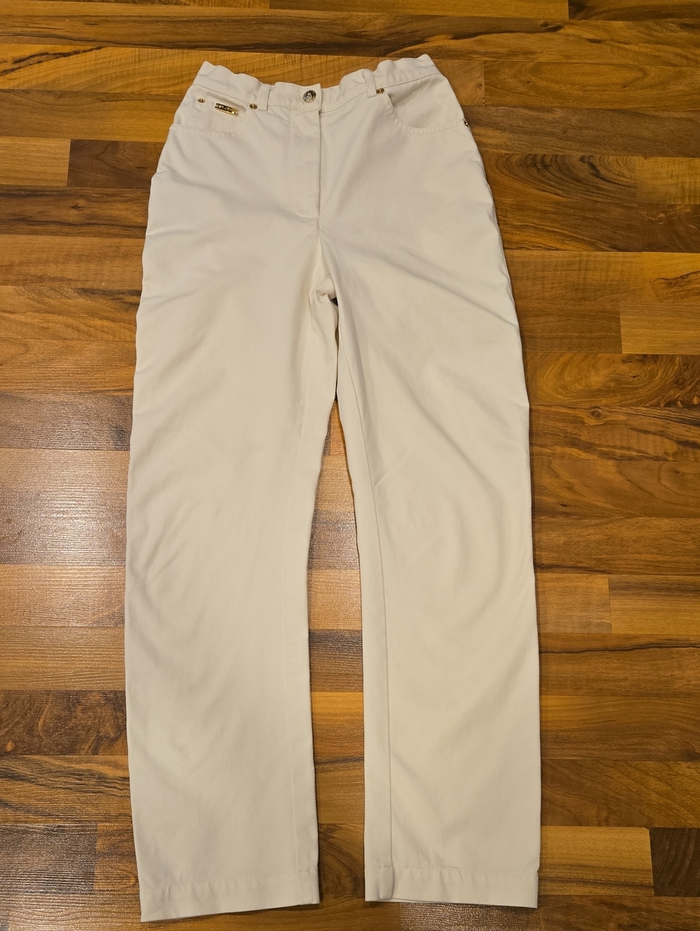 St. John Sport Women's Cream Straight-Leg Pants